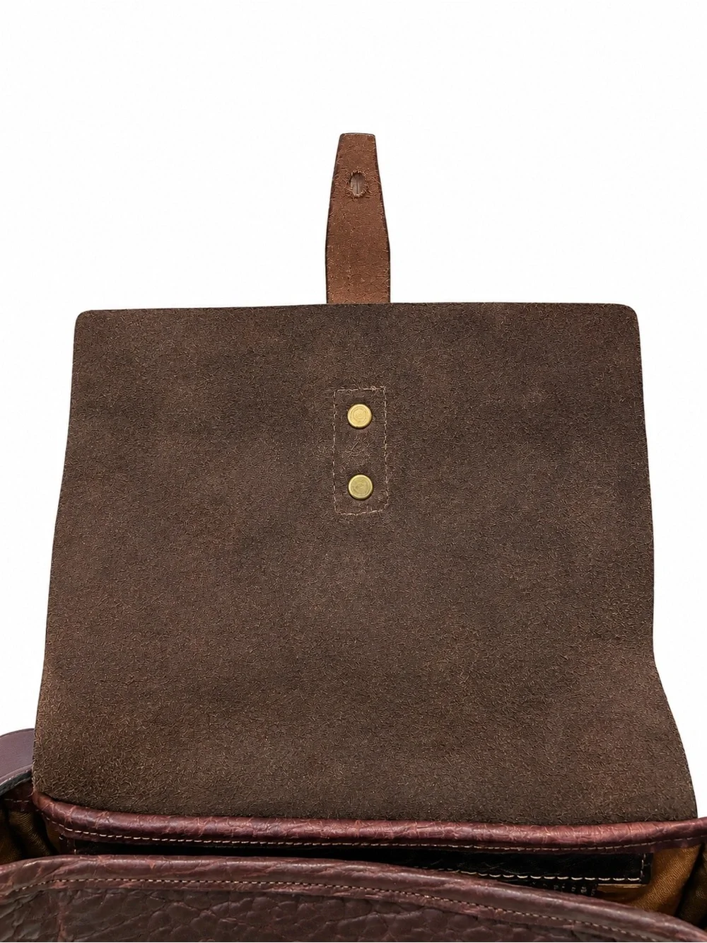 Coronado Leather American Bison Crossbody Bag Handmade in USA New